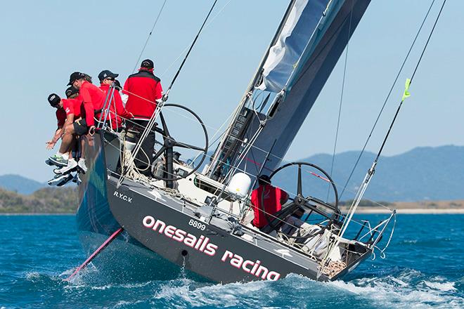 Ray 'Hollywood' Roberts at the helm of OneSails Racing © Andrea Francolini